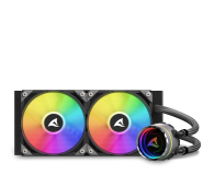 Sharkoon S80 ARGB AIO 240 2x120mm 4044951038008 - 1370215 - zdjęcie 4